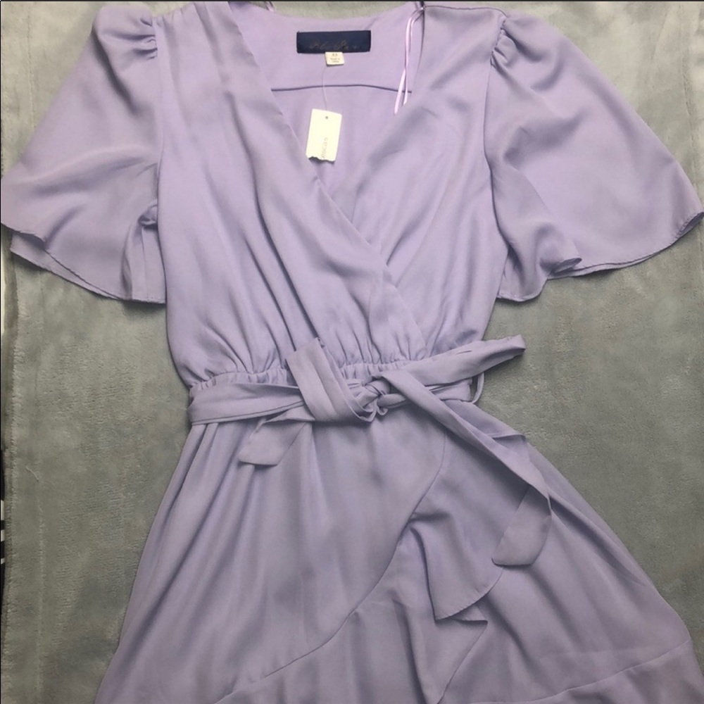 Francesca’s Lilac Flowy Dress